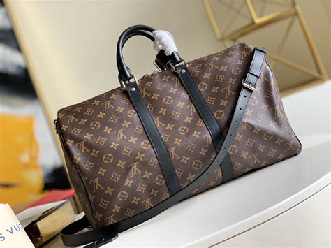 Keepall Bandoulière 45 Monogram Macassar Canvas 